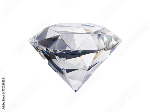 Dazzling diamond  transparent background
