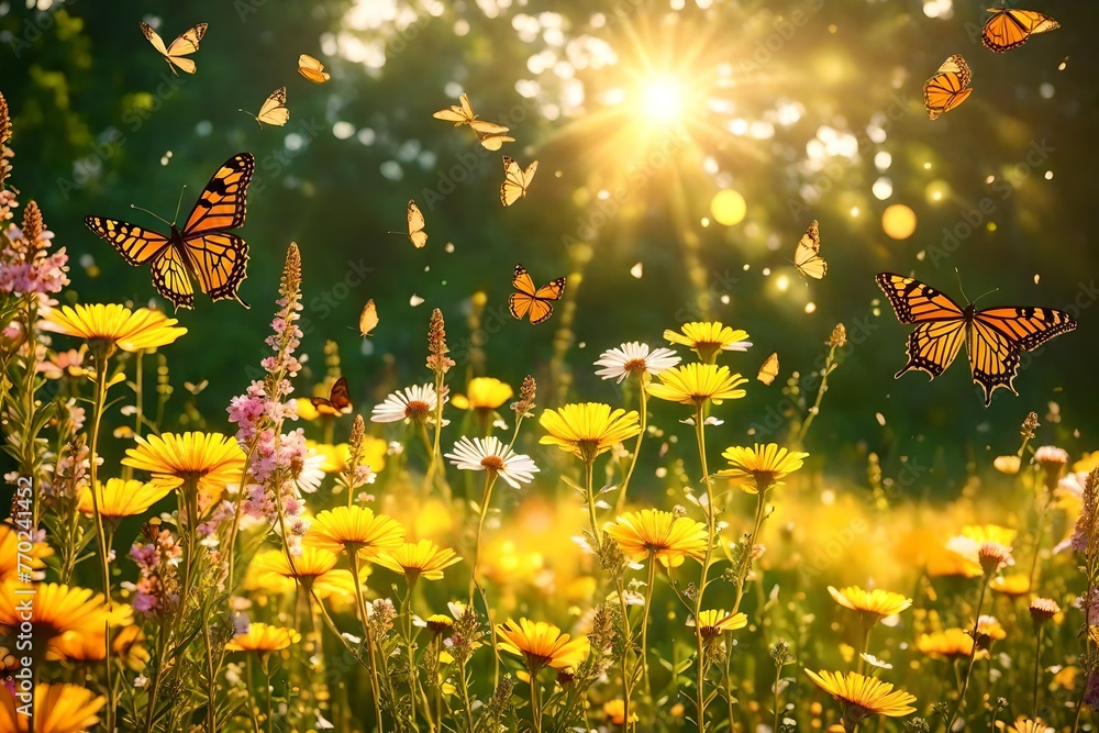 butterfly on the flower