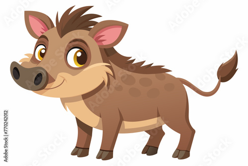 warthog silhouette vector illustration