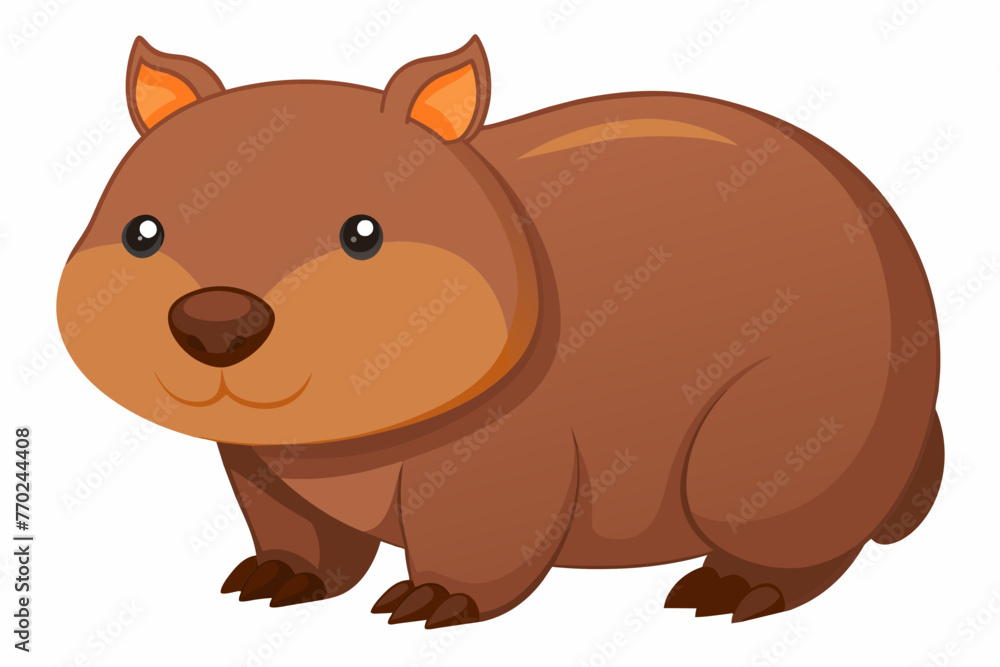 wombat silhouette vector illustration wombat silhouette vector illustration