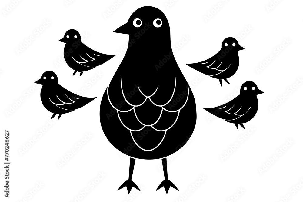 sweetie silhouette vector illustration sweetie silhouette vector illustration