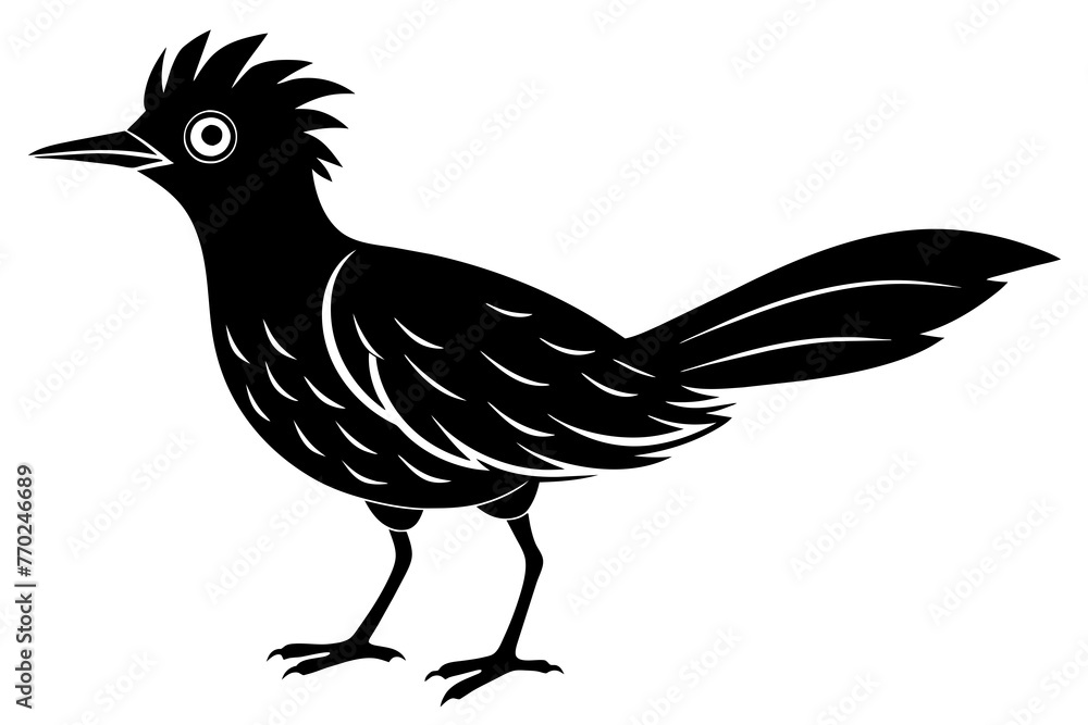 whiskers bird silhouette vector illustration whiskers bird silhouette vector illustration