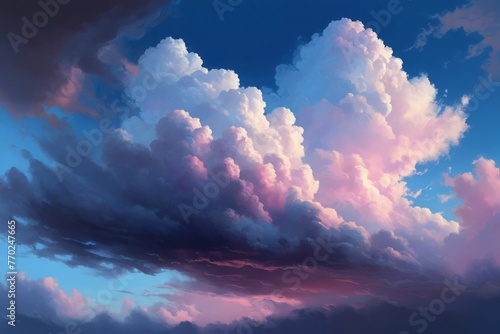 dramatic cloudscape photo