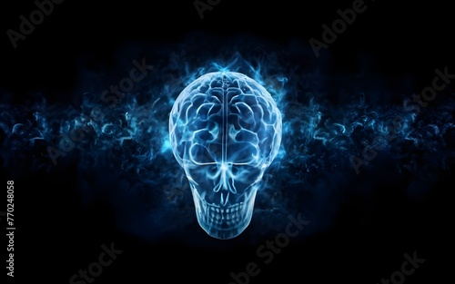 light bulb in brain