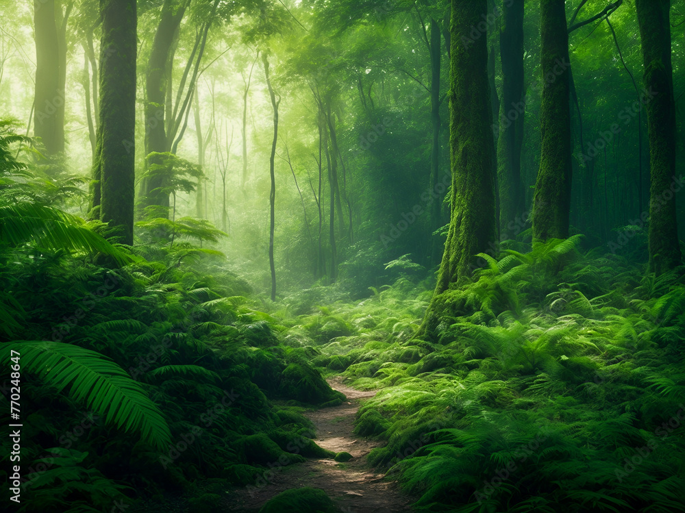 Fototapeta premium morning in the forest