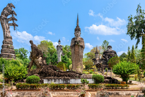 Sala Kaew Ku, Thewalai Park or Wat Khaek Sculpture Park at Wat That Subdistrict, Mueang Nong Khai District, Nong Khai Thailand photo