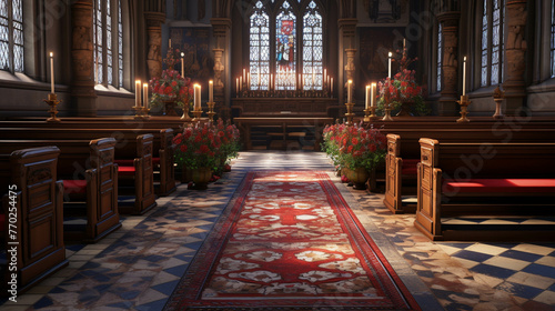 interior of church high definition(hd) photographic creative image
