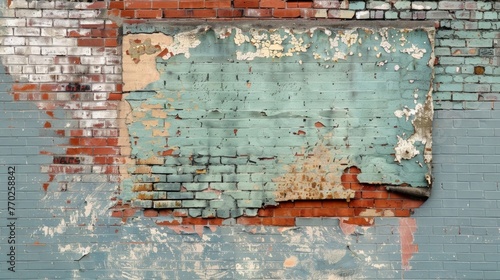 The faded imprint of an old brick advertit is ly visible on a buildings exterior. It serves as a nostalgic reminder of a simpler time in the everchanging city landscape.