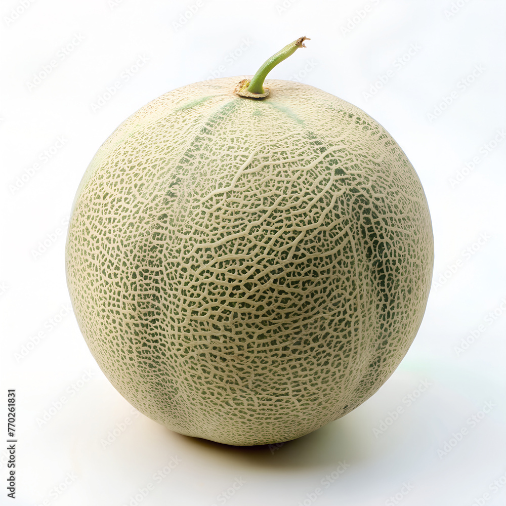 japanese melon on white background japanese melon on white background