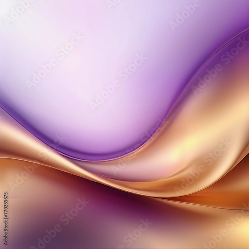 Modern abstract HD background purple white gradient color with luxury gold and silver lines, for web design, banner, wallpaper template and etc. Generative AI