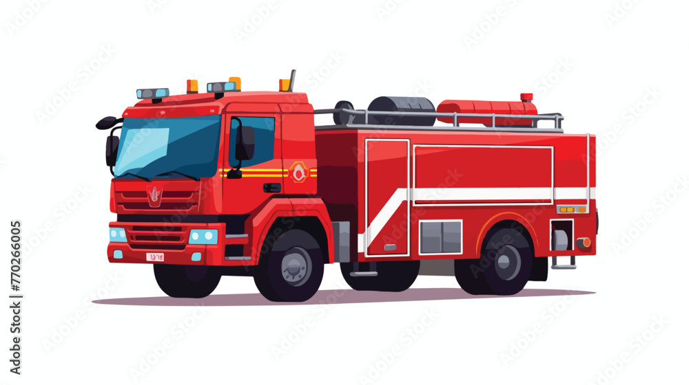 Red Transportation for Firefighting or Fire Extingu
