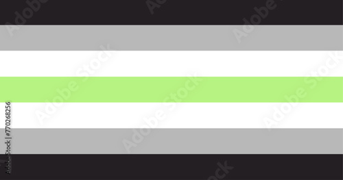 Agender pride flag