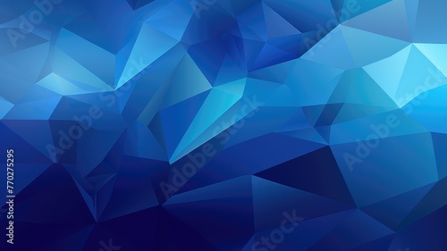 deep blue crystal mosaic design background