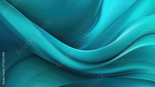 fluid teal and sapphire art design background