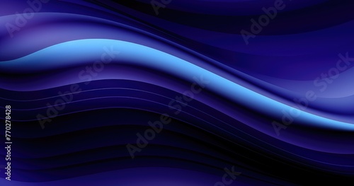 abstract blue waves on dark gradient