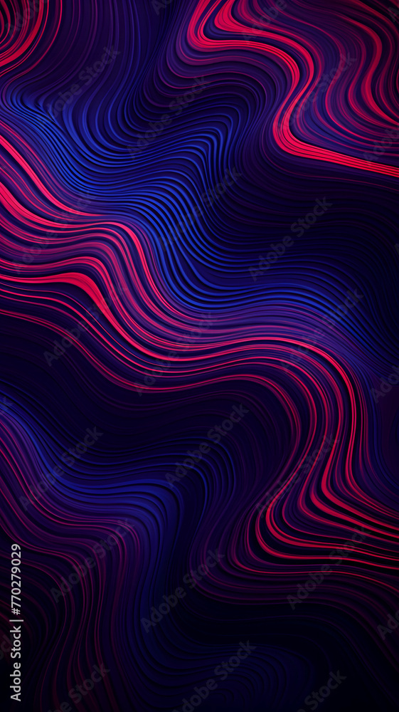 Discover the mesmerizing beauty of pink and purple swirls dancing elegantly across a dark blue background. This captivating artwork, created by advanced artificial intelligence technology (AI) Discover the mesmerizing beauty of pink and purple swirls dancing elegantly across a dark blue background. This captivating artwork, created by advanced artificial intelligence technology (AI)