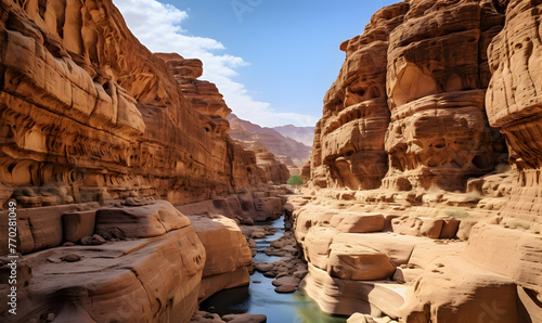 Wadi Disah also known as Wadi deert photo