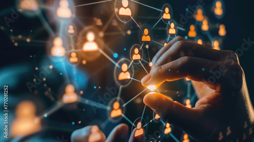 Executives Touching Network Structure Digital