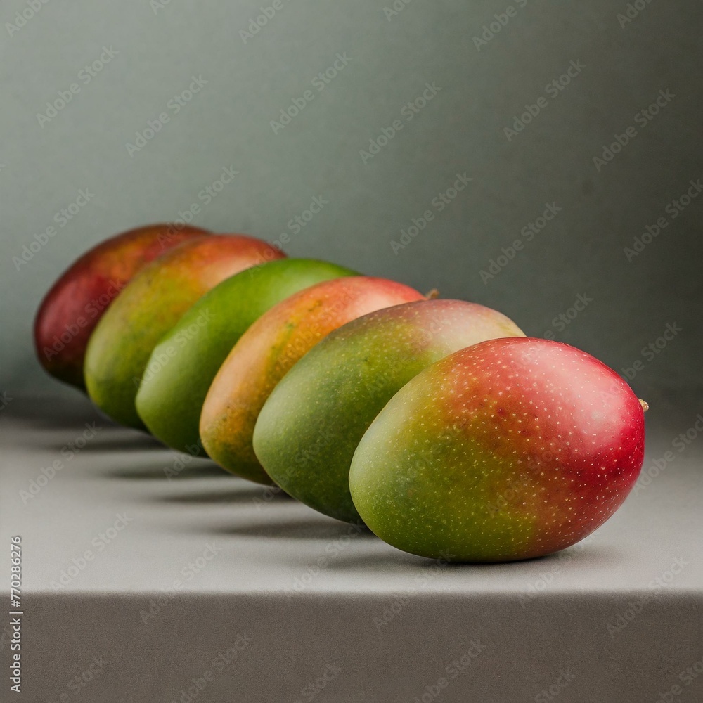 Beautiful Mangoes colourful - obrazy, fototapety, plakaty 