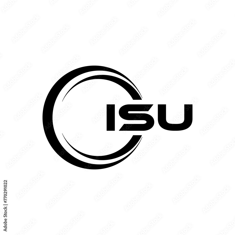ISU letter logo design with white background in illustrator, cube logo, vector logo, modern alphabet font overlap style. calligraphy designs for logo, Poster, Invitation, etc. ISU letter logo design with white background in illustrator, cube logo, vector logo, modern alphabet font overlap style. calligraphy designs for logo, Poster, Invitation, etc.