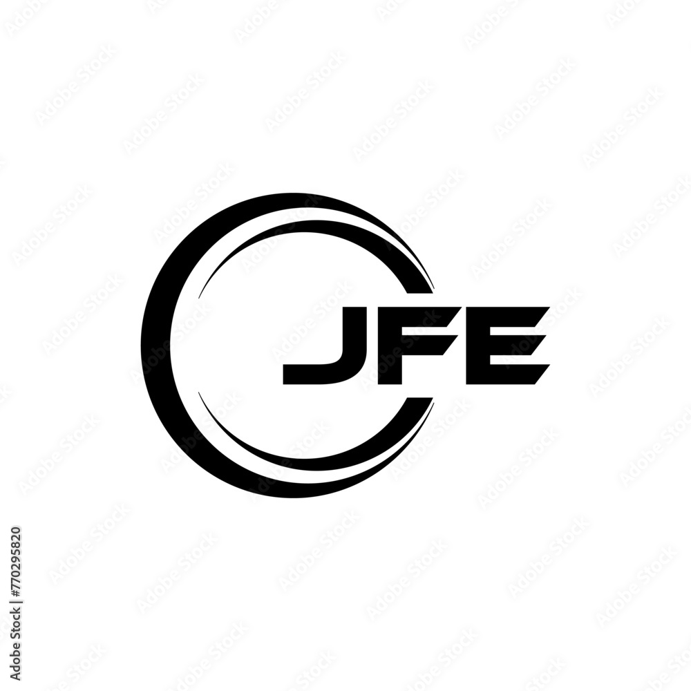 JFE letter logo design with white background in illustrator, cube logo, vector logo, modern alphabet font overlap style. calligraphy designs for logo, Poster, Invitation, etc. JFE letter logo design with white background in illustrator, cube logo, vector logo, modern alphabet font overlap style. calligraphy designs for logo, Poster, Invitation, etc.