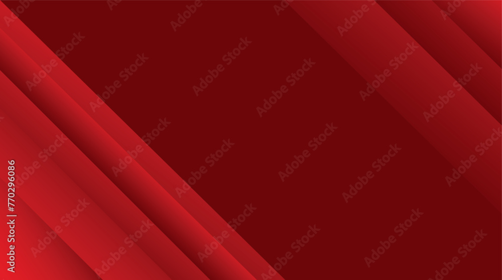 Abstract background vector design for banner. Red abstract diagonal background.