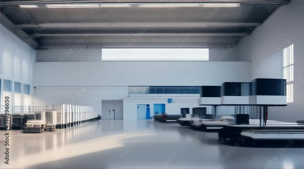 Clean, transparent industrial factory Clean, transparent industrial factory