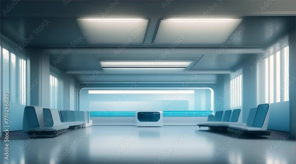 Clean, transparent industrial factory Clean, transparent industrial factory
