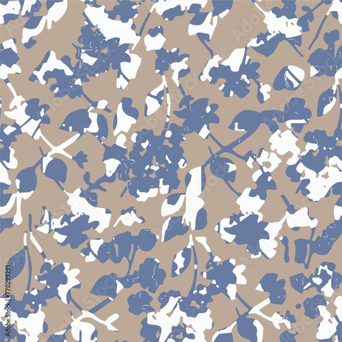 Seamless pattern of flowers background flowers background. Vector illustration of watercolor textured abstract art textile flower design