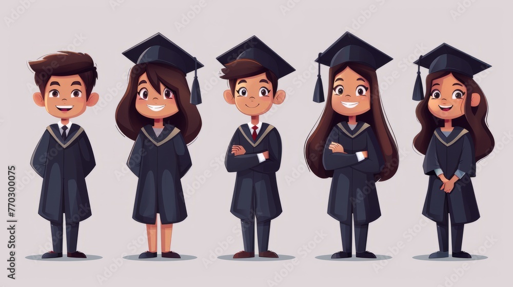 Celebrate the graduation of students, diploma academic concept Celebrate the graduation of students, diploma academic concept