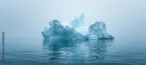 Iceberg. Generative AI technology. 