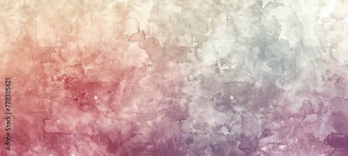 Pink red watercolor ink clouds texture background. Generative AI technology.	
