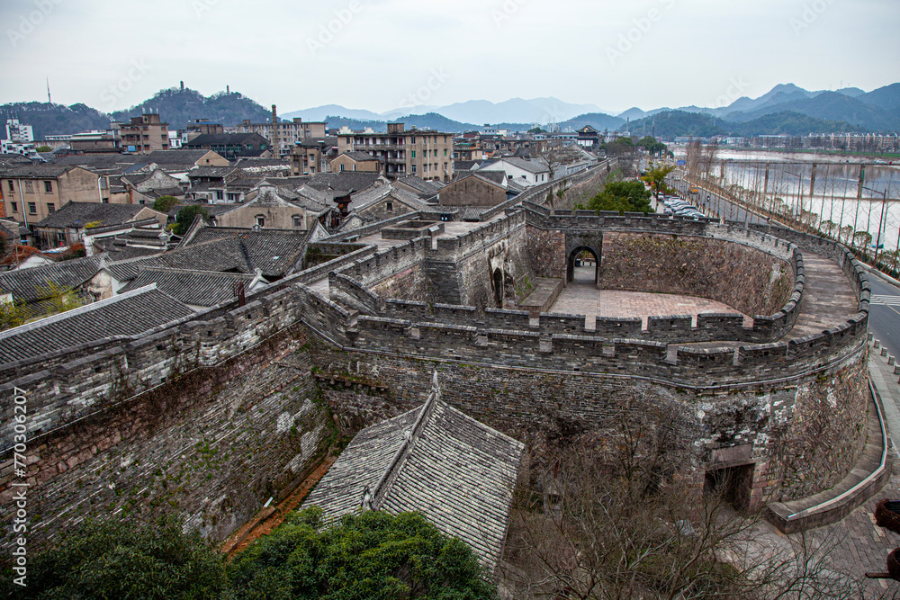 Jiangnan Great Wall, Linhai city, eastern Zhejiang Province, China