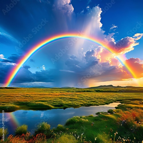 rainbow and beautiful sights