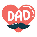 Father_s Day Sticker Element