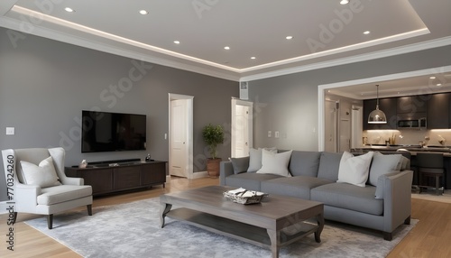 Elegant living room where sophistication meets comfort © Elegant Design & Art