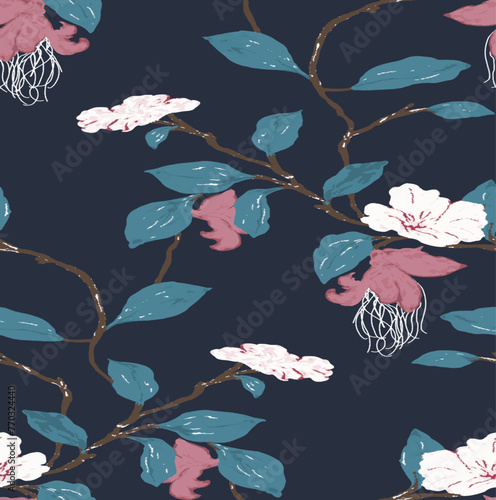 seamless pattern with birds