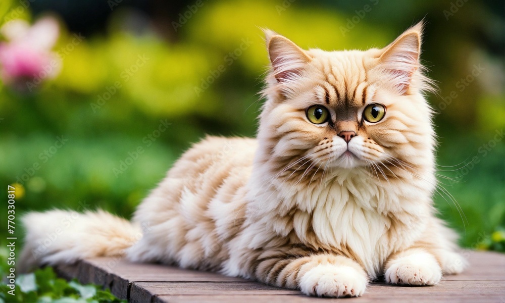 cat on the grass cat on the grass