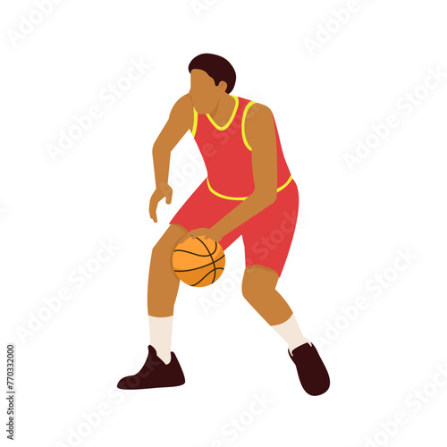 Basket Player Illustration