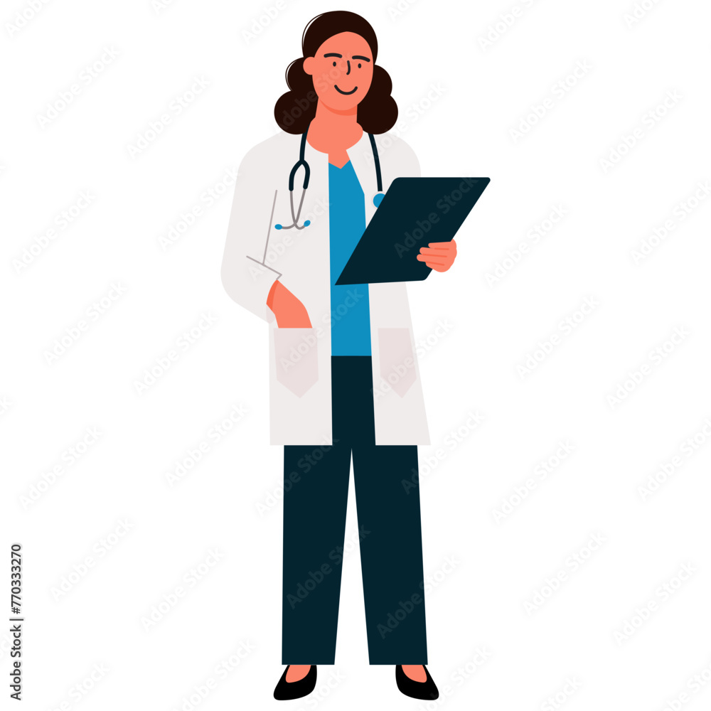 Female Doctor Illustration Female Doctor Illustration