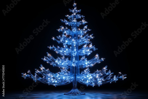 christmas tree with lights