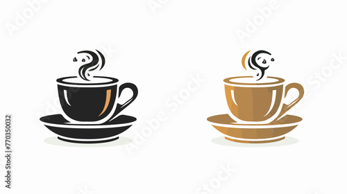 Coffee cup Logo Template vector icon design flat vector
