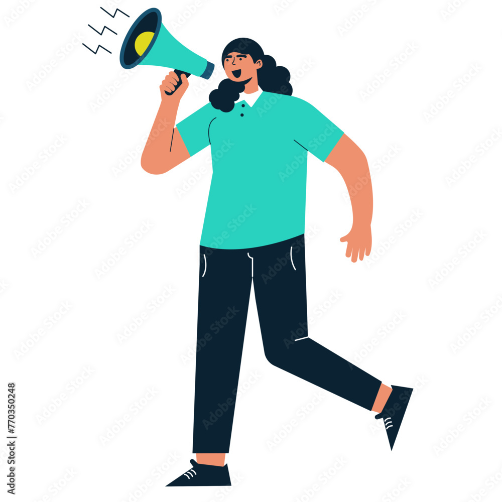 Announcement People Illustration Announcement People Illustration