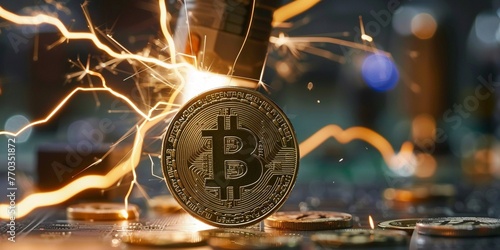 Through the veins of technology, electricity and Bitcoin merge, powering the cryptocurrency network