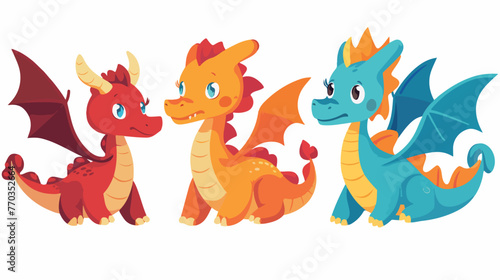 Cute Cartoon Dragons Discover the joy of creating your