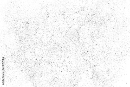 Black texture on white. Worn effect backdrop. Old paper overlay. Grunge background. Abstract pattern. Vector illustration, eps 10 