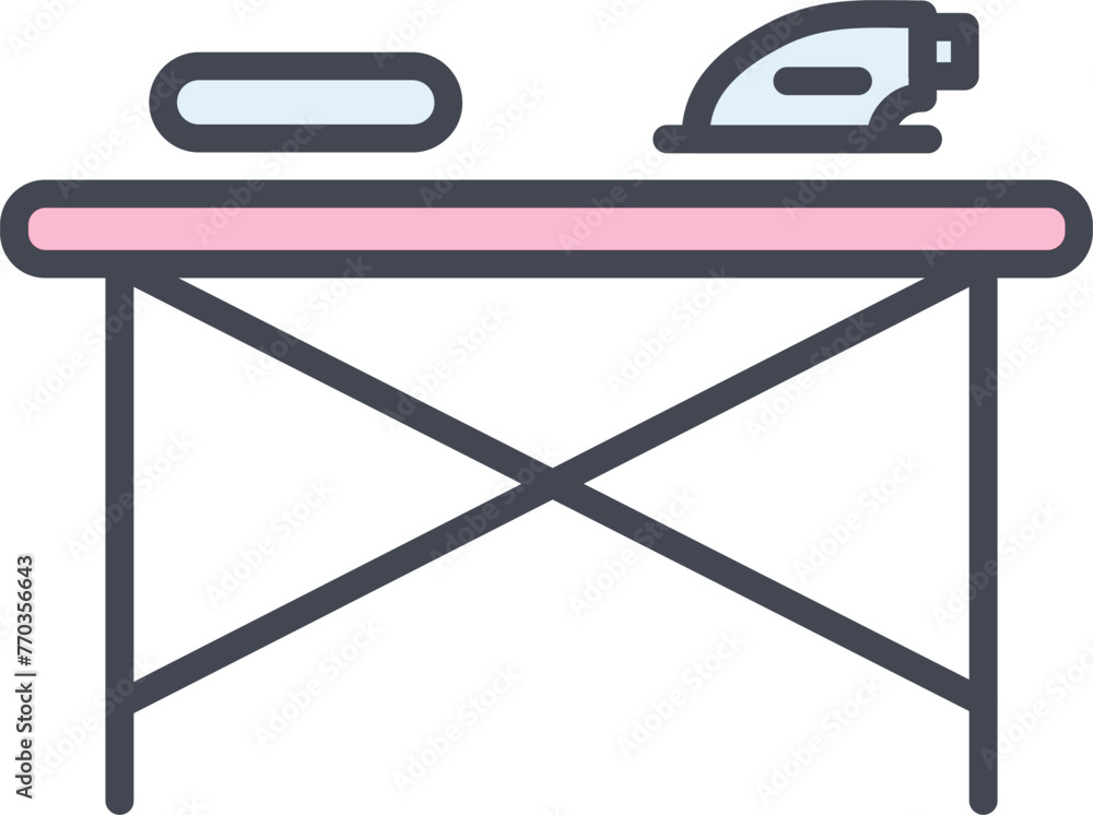 Iron Stand Vector Icon Iron Stand Vector Icon