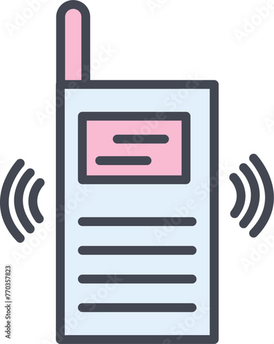 Walkie Talkie Vector Icon