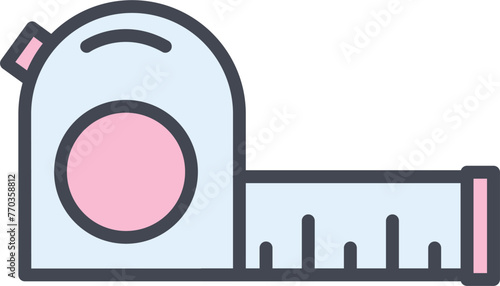 Measuring Tape Vector Icon