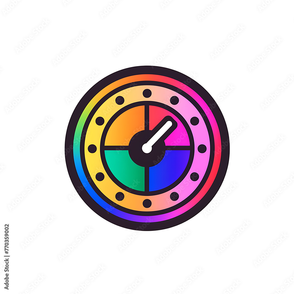 Performance icon on white background Performance icon on white background